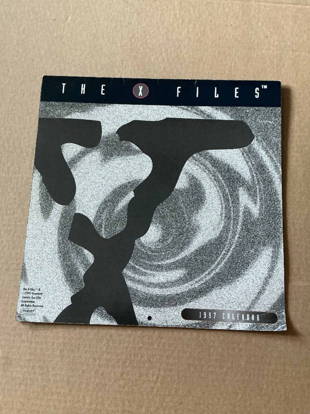 The X-Files 1997 Calendar Mulder and Scully Vintage